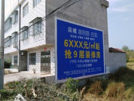 通江墙体广告质量分析