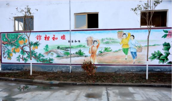 通江乡镇文化墙 乡风文明焕发新活力