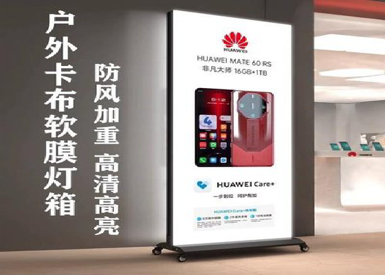 通江户外防水灯箱的应用特点及适用范围。