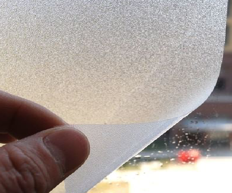 通江玻璃门外面粘广告用什么材料好？